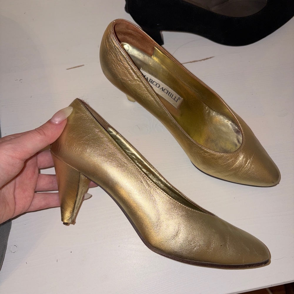 Gold Women's Heels vintage